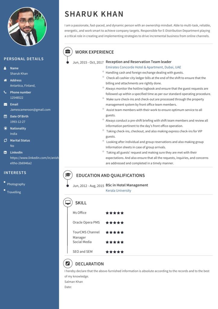 premium resume maker cv